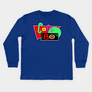 Cafe 80's Kids Long Sleeve T-Shirt